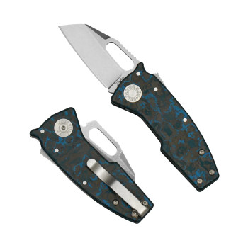 Demko Nano Shark Folding Knife Arctic Storm Fat Carbon Handle 20CV Shark Foot Blade Demko Nano Shark Folding Knife Arctic Storm Fat Carbon Handle 20CV Shark Foot Blade