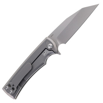 Chaves Knives Sangre Integral Street Folding Knife Stonewashed Titanium Stonewashed M390 Blade Chaves Knives Sangre Integral Street Folding Knife Stonewashed Titanium Stonewashed M390 Blade