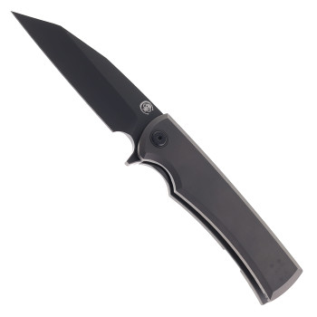 Chaves Knives Sangre Integral Street Folding Knife Grey Titanium Grey PVD Stonewashed M390 Blade Chaves Knives Sangre Integral Street Folding Knife Grey Titanium Grey PVD Stonewashed M390 Blade