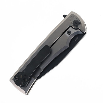 Chaves Knives Sangre Integral Street Folding Knife Bright Stonewashed Titanium Black PVD M390 Blade Chaves Knives Sangre Integral Street Folding Knife Bright Stonewashed Titanium Black PVD M390 Blade