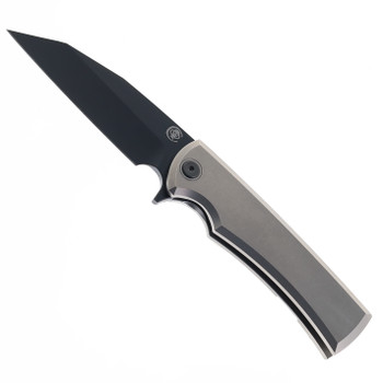 Chaves Knives Sangre Integral Street Folding Knife Bright Stonewashed Titanium Black PVD M390 Blade Chaves Knives Sangre Integral Street Folding Knife Bright Stonewashed Titanium Black PVD M390 Blade