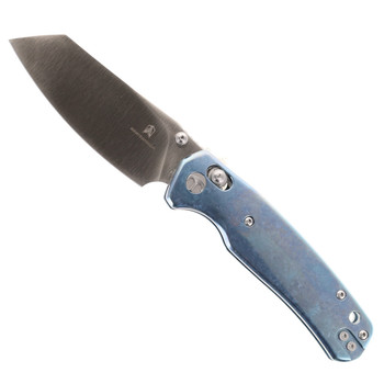 (Blemish on Scale) Open Box/Returned WMK Exclusive Bestechman Cicada's Wing Folding Knife Blue Crystalized Titanium Handle Magnacut Blade BMK06-C-2 (Blemish on Scale) Open Box/Returned WMK Exclusive Bestechman Cicada's Wing Folding Knife Blue Crystalized Titanium Handle Magnacut Blade BMK06-C-2