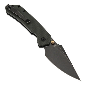 Tenable Fenrir Top Liner Lock Folding Knife Green Micarta Blackwashed Nitro-V Blade B1034H4 Tenable Fenrir Top Liner Lock Folding Knife Green Micarta Blackwashed Nitro-V Blade B1034H4