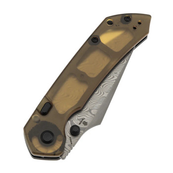 Tenable Fenrir Top Liner Lock Folding Knife PEI Handle Damascus Blade B1034H6 Tenable Fenrir Top Liner Lock Folding Knife PEI Handle Damascus Blade B1034H6