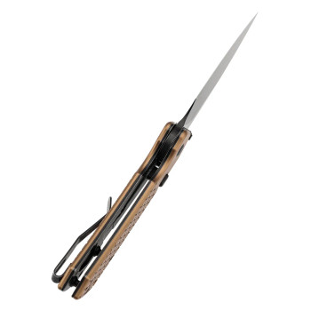Tenable Fenrir Top Liner Lock Folding Knife Bronze Aluminum Handle Blackwash Nitro-V Blade B1034H11 Tenable Fenrir Top Liner Lock Folding Knife Bronze Aluminum Handle Blackwash Nitro-V Blade B1034H11