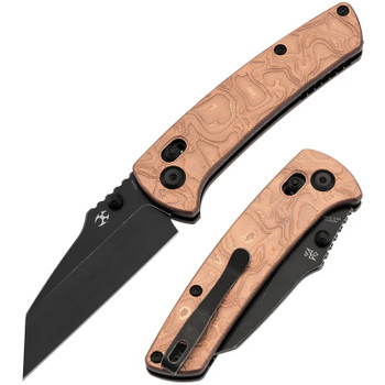 Kansept Main Street Folding Knife Copper Foil/G10 Handle S35VN