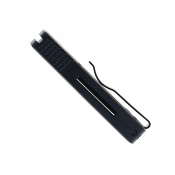 Pro-Tech RUNT 5 Automatic Knife Black Aluminum Handle Sapphire Blue PVD 20-CV Reverse Tanto Blade Abalone Button R5203-SB Pro-Tech RUNT 5 Automatic Knife Black Aluminum Handle Sapphire Blue PVD 20-CV Reverse Tanto Blade Abalone Button R5203-SB