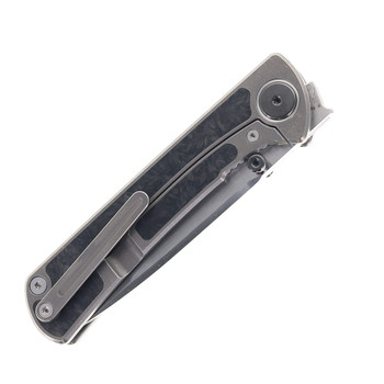 Maxace Knives Peregrine III Folding Knife Titanium & Carbon Fiber Handle ZDP-189 Blade MM45-1-A