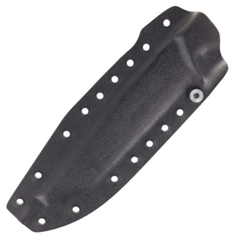 Work Tuff Gear Fixed Blade Knife Black G10 Textured Handle Darkwashed Bohler K329 Blade Black Kydex Seath