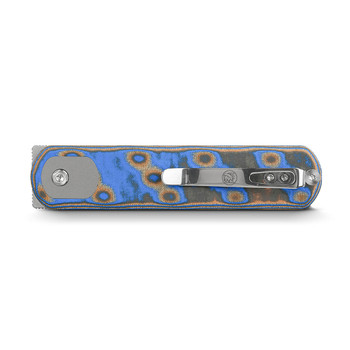Vosteed Corgi Folding Knife Blue Ocean Micarta Handle Stonewashed 14c28n Blade A0733 Vosteed Corgi Folding Knife Blue Ocean Micarta Handle Stonewashed 14c28n Blade A0733