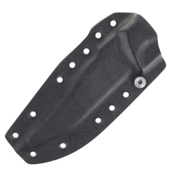 Work Tuff Gear Fixed Blade Knife Black G10 Textured/Orange Liner Handle Satin Bohler K329 Blade Black Kydex Seath