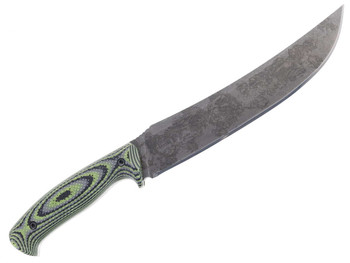 Work Tuff Gear Atayal-NC Fixed Blade Knife Zombie Green Camo G10 Handle SK85 Apocalyptic Blade