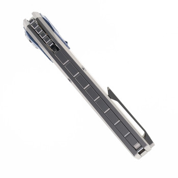 REMETTE RT-Infinite Power Folding Knife Titanium Handle Dagger M390 Blade Button Liner Lock RTIP-T