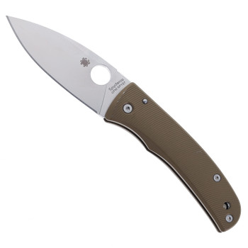 (Customized Bronze Coated Scales) Spyderco Bodacious Folding Knife Handle SPY27 Plain Edge C263GPCBL (Customized Bronze Coated Scales) Spyderco Bodacious Folding Knife Handle SPY27 Plain Edge C263GPCBL