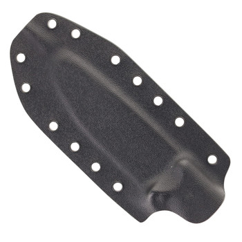 Work Tuff Gear Forester III Fixed Blade Knife Black G10 Handle K329 Plain Edge Dark Washed Finish Black Kydex Sheath