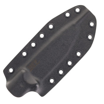 Work Tuff Gear Forester III Fixed Blade Knife Black G10 Handle K329 Plain Edge Dark Washed Finish Black Kydex Sheath