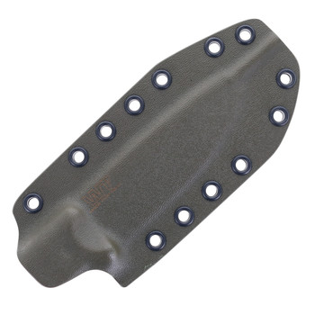 Work Tuff Gear Forester III Fixed Blade Knife Natural G10 Handle K329 Plain Edge Dark Washed Finish ODG Kydex Sheath