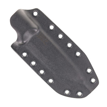 Work Tuff Gear Forester III-Scandi Fixed Blade Knife Canvas Micarta Handle K329 Two-Tone Satin Finish Black Kydex Sheath