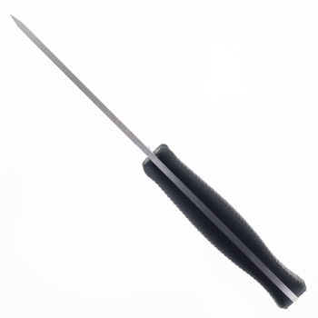 Work Tuff Gear Forester III-Scandi Fixed Blade Knife Black G10 Handle K329 Two-Tone Satin Finish Black Kydex Sheath