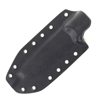 Work Tuff Gear Forester III-Scandi Fixed Blade Knife Black G10 Handle K329 Two-Tone Satin Finish Black Kydex Sheath