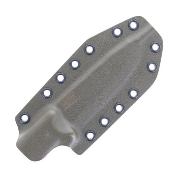 Work Tuff Gear Forester III-Scandi Fixed Blade Knife Canvas Micarta Handle K329 Topography Finish ODG Kydex Sheath