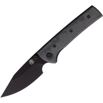 Chaves Blue Label Scapegoat Street Folding Knife Black Micarta