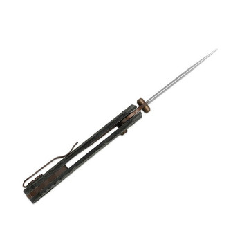 Kizer T1 BD Folding Knife Gray Norplex UltreX Micarta Handle Nitro-V Drop Point Plain Edge Sunset Metal PVD Finish V3490.2BA2 Kizer T1 BD Folding Knife Gray Norplex UltreX Micarta Handle Nitro-V Drop Point Plain Edge Sunset Metal PVD Finish V3490.2BA2