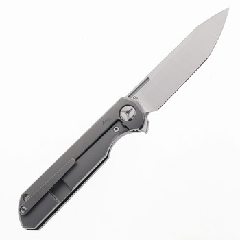 (Difficult to Open) TwoSun TS49 Frame Lock Pocket Knife Titanium + Carbon Fiber Handle Plain D2 Blade (Difficult to Open) TwoSun TS49 Frame Lock Pocket Knife Titanium + Carbon Fiber Handle Plain D2 Blade