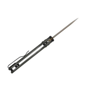 Kizer Phoca CC Folding Knife Gray Aluminum Handle AEB-L Clip Point Plain Edge Sunset Metal PVD Finish V3780A2 Kizer Phoca CC Folding Knife Gray Aluminum Handle AEB-L Clip Point Plain Edge Sunset Metal PVD Finish V3780A2