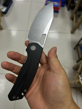 (Coming in Nov) Divo Knives Growler XL Folding Knife Black G10 Handle Stonewashed 154CM Blade (Coming in Nov) Divo Knives Growler XL Folding Knife Black G10 Handle Stonewashed 154CM Blade