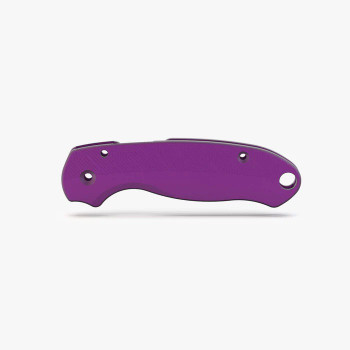 Flytanium Loop Scales Nebula Purple Aluminum Spyderco Para 3 FLY-1407NP