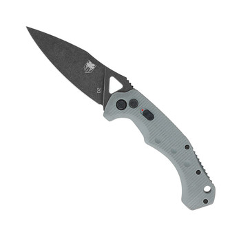 CobraTec Ryker Side Opening Button Lock Automatic Knife Gray G10 Handle Stonewashed D2 Blade GRYAFRYK CobraTec Ryker Side Opening Button Lock Automatic Knife Gray G10 Handle Stonewashed D2 Blade GRYAFRYK