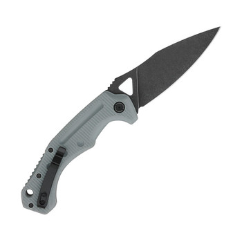 CobraTec Ryker Side Opening Button Lock Automatic Knife Gray G10 Handle Stonewashed D2 Blade GRYAFRYK CobraTec Ryker Side Opening Button Lock Automatic Knife Gray G10 Handle Stonewashed D2 Blade GRYAFRYK