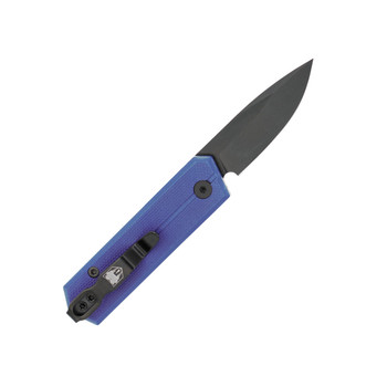 CobraTec Stinger Button Automatic Knife Purple G10 Handle D2 Plain Black Blade CTSTRPUR