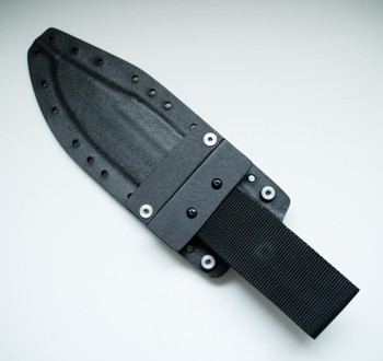 Work Tuff Gear JX-Omega Fixed Blade Knife Jungle Camo G10 Handle K329 Two Tone Ghost Blade Black Kydex Sheath