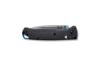 (Used) Open Box - Benchmade Bugout Folding Knife Black Carbon Fiber Handle S90V Drop Point Plain Edge 535-3