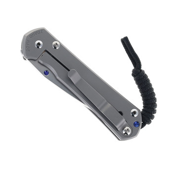 LEFT HANDED - Chris Reeve Small Sebenza Glass Blasted Magnacut Blade Titanium Handle S31-1645