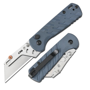 は CJRB Boxed Folding Knife Blue Ripple G10 Handle 2cr Plain Edge