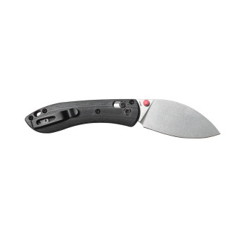 Vosteed Mini Nightshade CB Black G10 Handle Cross Bar Pocket Knife 14C28N Stonewashed Blade A0204