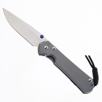 Chris Reeve Large Sebenza Folding Knife Glass Blasted Magnacut Blade and Titanium Handle L31-1644