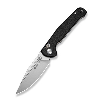 Senut Glenspar Folding Knife Black Shredded G10 Handle 9Cr18MoV