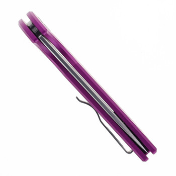 Pro-Tech Knives Mordax Folding Knife Purple Handle Stonewashed Magnacut Blade