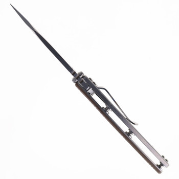 Hinderer Eklipse Slicer 3.5" Folding Knife Stonewashed Hollow Grind S45VN Blade FDE G10 Handle