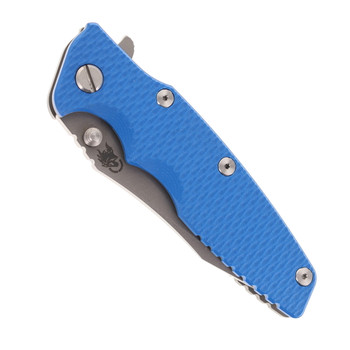 Hinderer Eklipse 3.5" Folding Knife Spearpoint S45VN Blue G10 Working Finish Titanium Handle