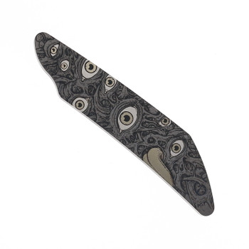 Meteor Knives Evil Eye Titanium Inlay for Kazan Knife