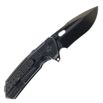 Reate T600 Terminator Folding Knife Black DLC Handle DLC Magnacut Blade