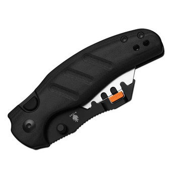 Kizer C01C Uti 2 Fixed Blade Knife Black G10 Handle 5Cr15MoV Plain Edge Beadblast Finish V3488.29JNA3