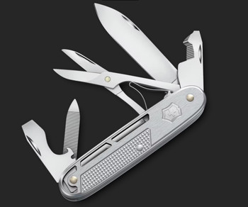 Victorinox Synergy X Folding Knife/Multi-Tool Silver Alox Handle 0.8226.26