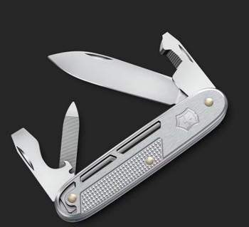 Victorinox Synergy Folding Knife/Multi-Tool Silver Alox Handle