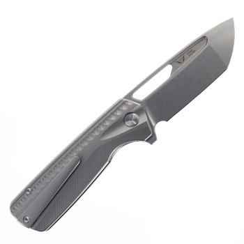 TwoSun TS490 Mark Radium Flipper Folding Knife Titanium Handle 14c28n Steel Blade